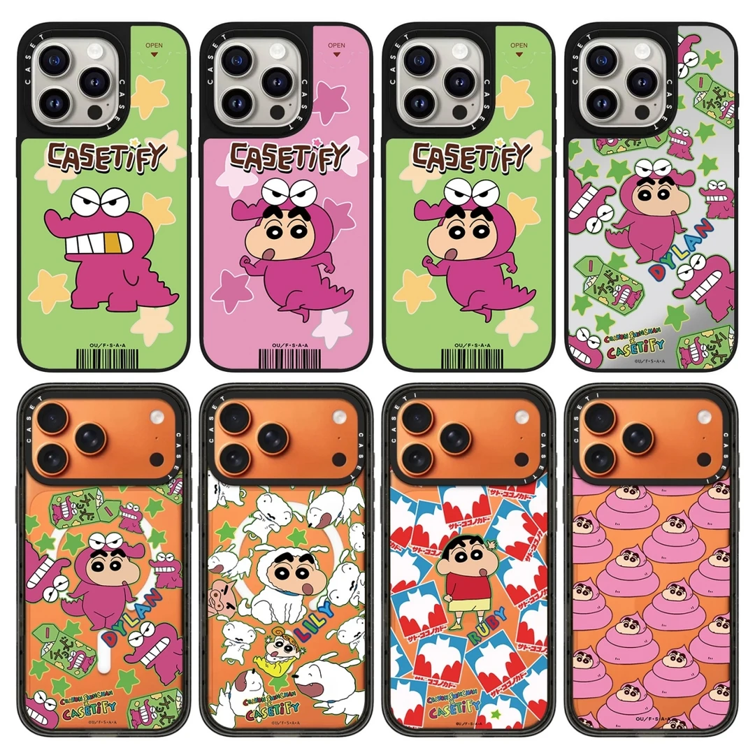 【蜡笔小新第三弹】苹果17AI键电容版适用于iPhone17ProMax手机壳16