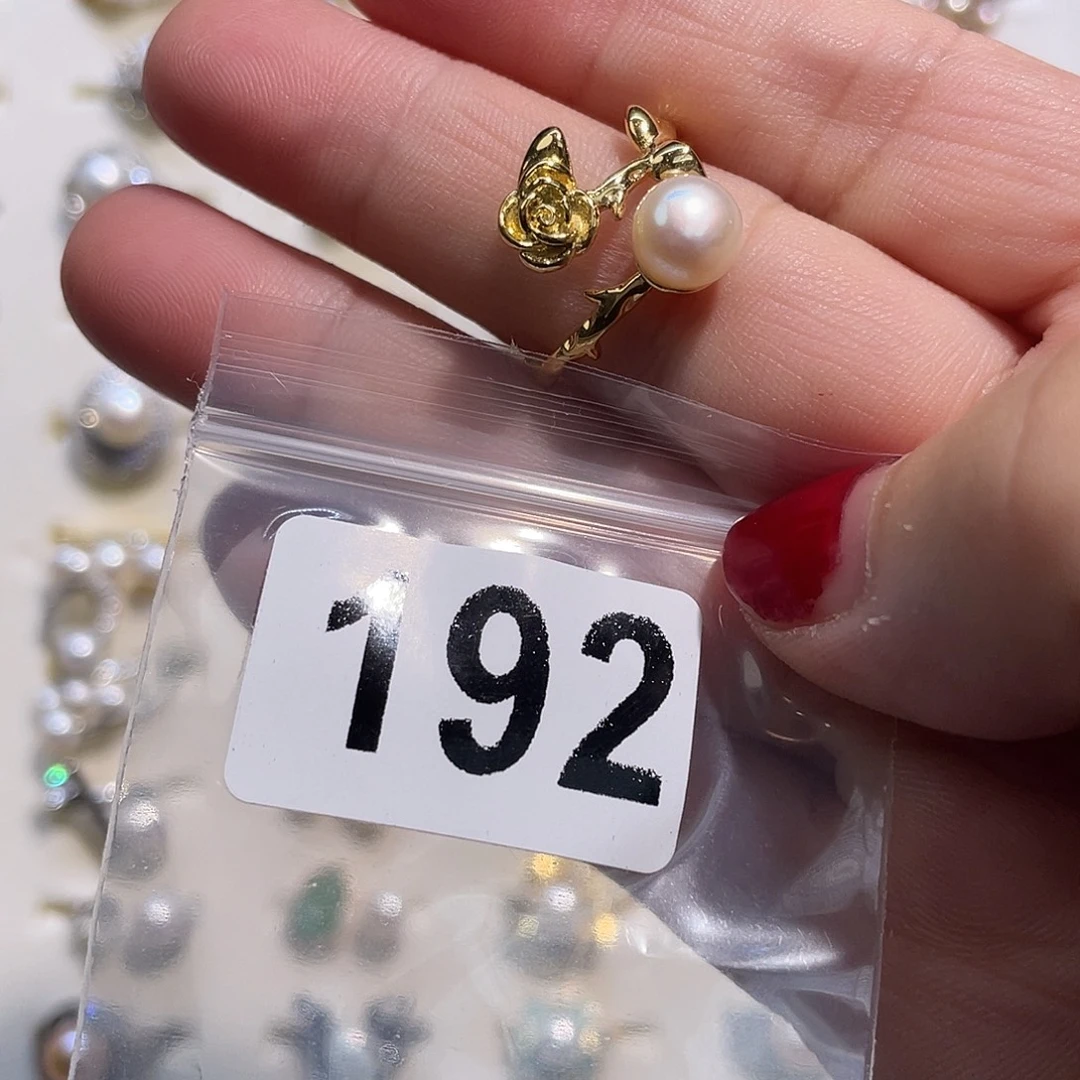 合金淡水珍珠耳饰