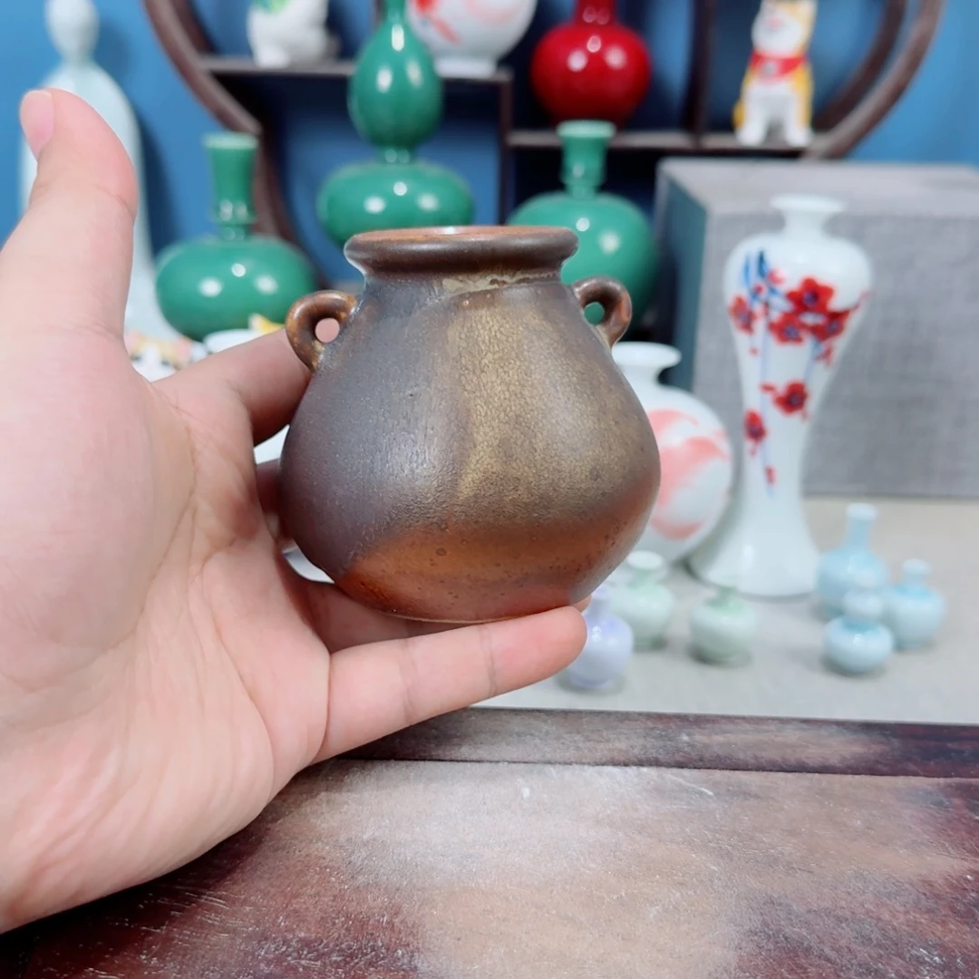 陶瓷手工小花器摆件