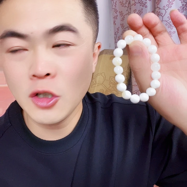 查罗石合金手牌白白手链