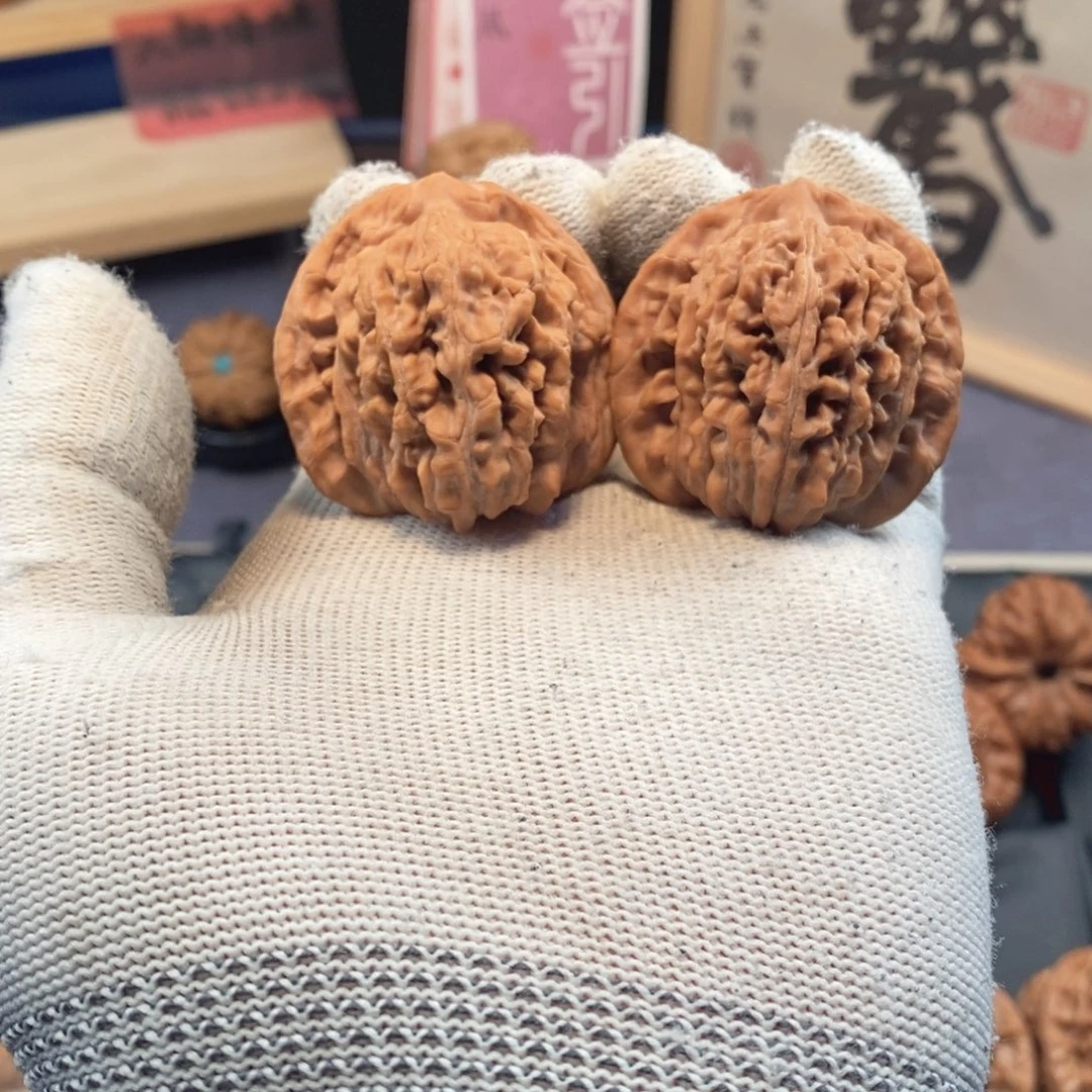 文玩核桃把件42尺挂月峰四座楼s423