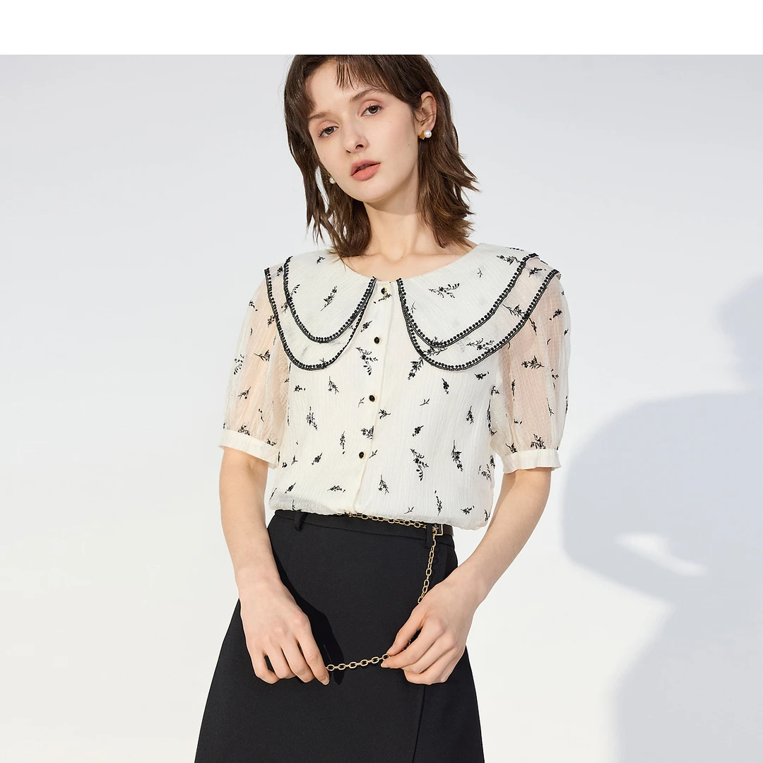 【小余专享】DC-NICE 蕾丝衫/雪纺衫