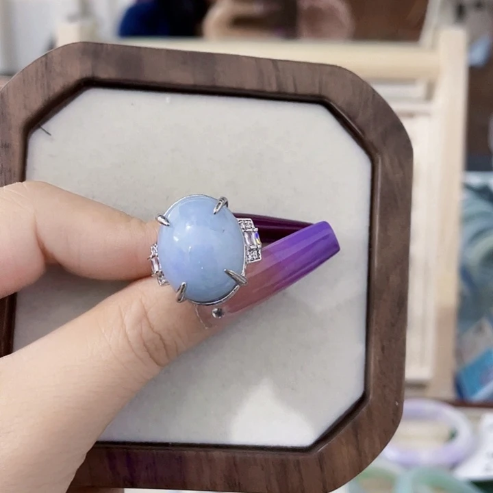 颈饰未镶嵌翡翠天然翡翠Ａ货