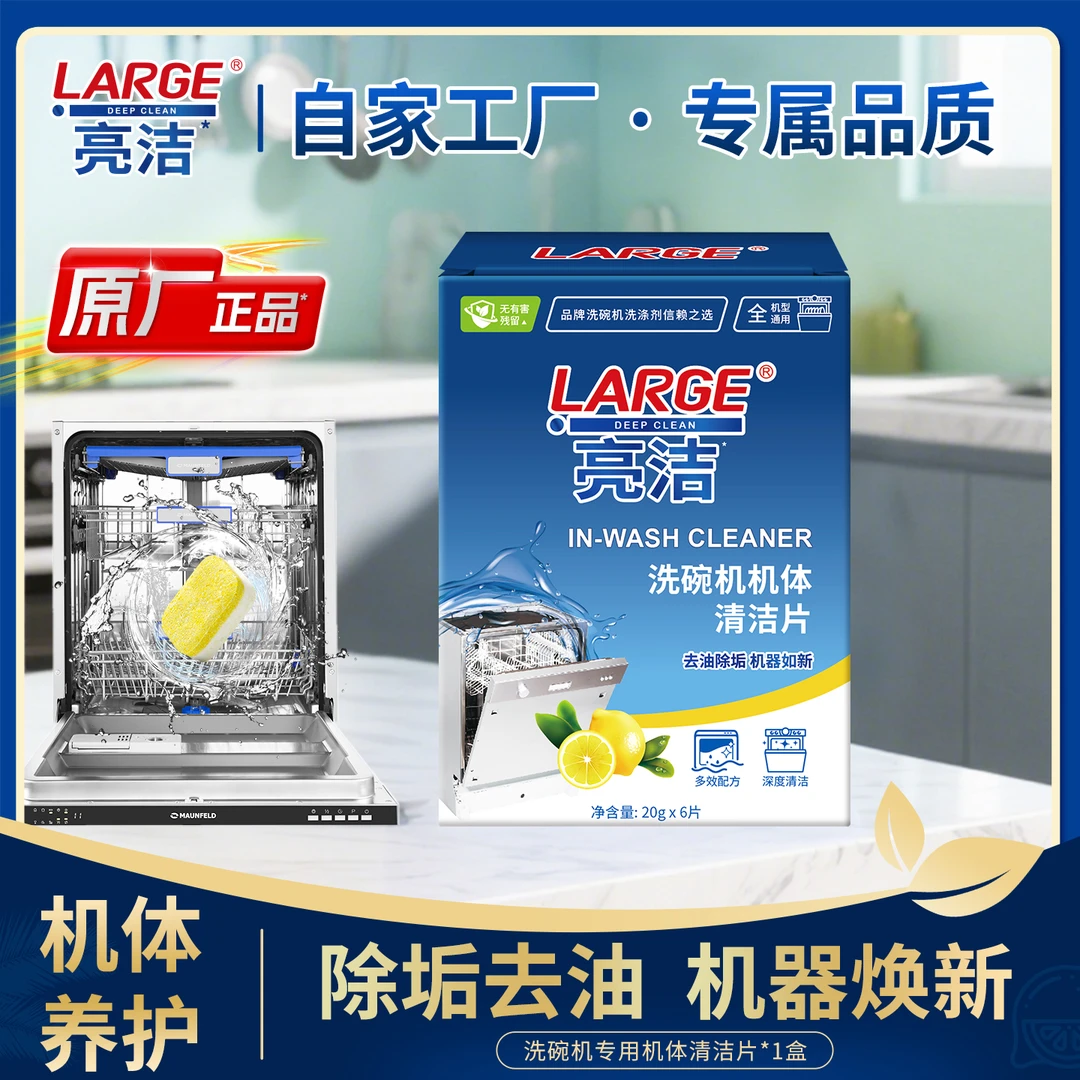 LARGE洗碗机机体清洗剂 保养洗碗机腔体去油脂污渍水垢清洗除垢片