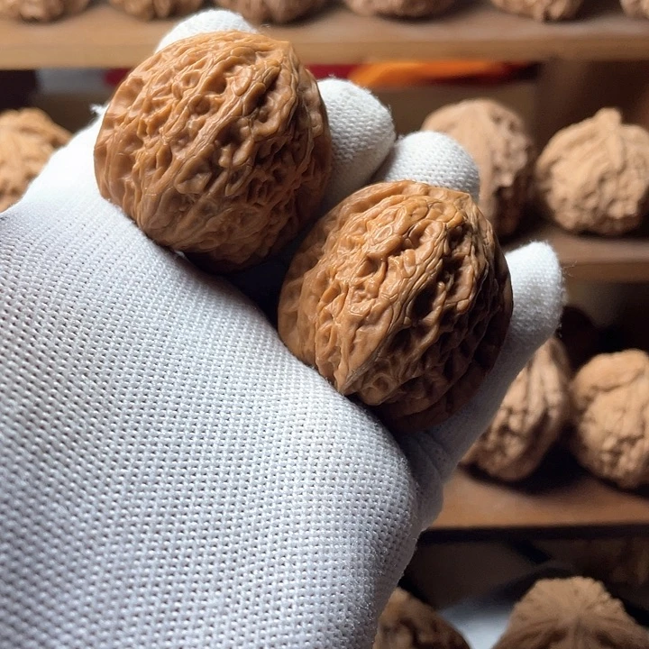 吊坠文玩核桃铁锤狮子头39