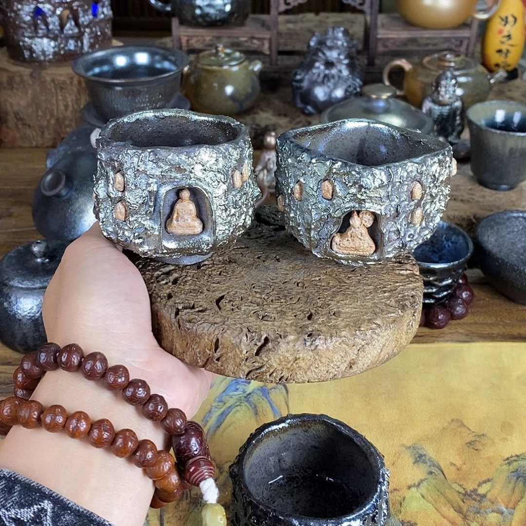建水紫陶全手工纯柴烧茶器，00055