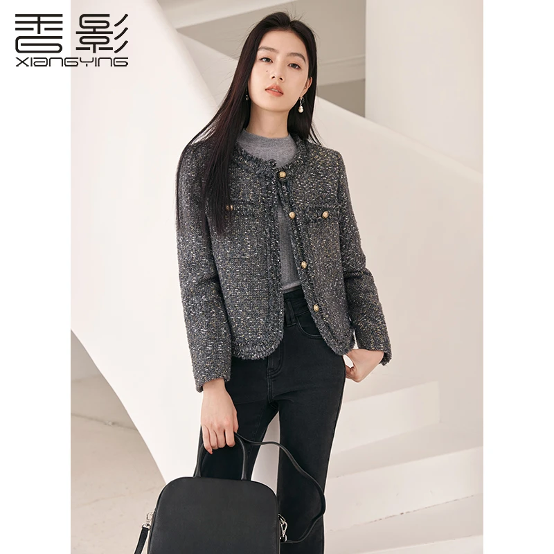 【直播专享】J844099短外套 香影小香风外套女短款2024秋冬新