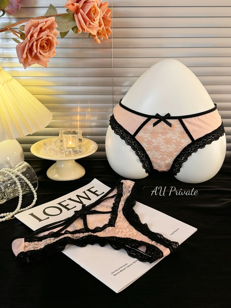 “玫瑰之约”性感蕾丝网纱镂空美腰内裤