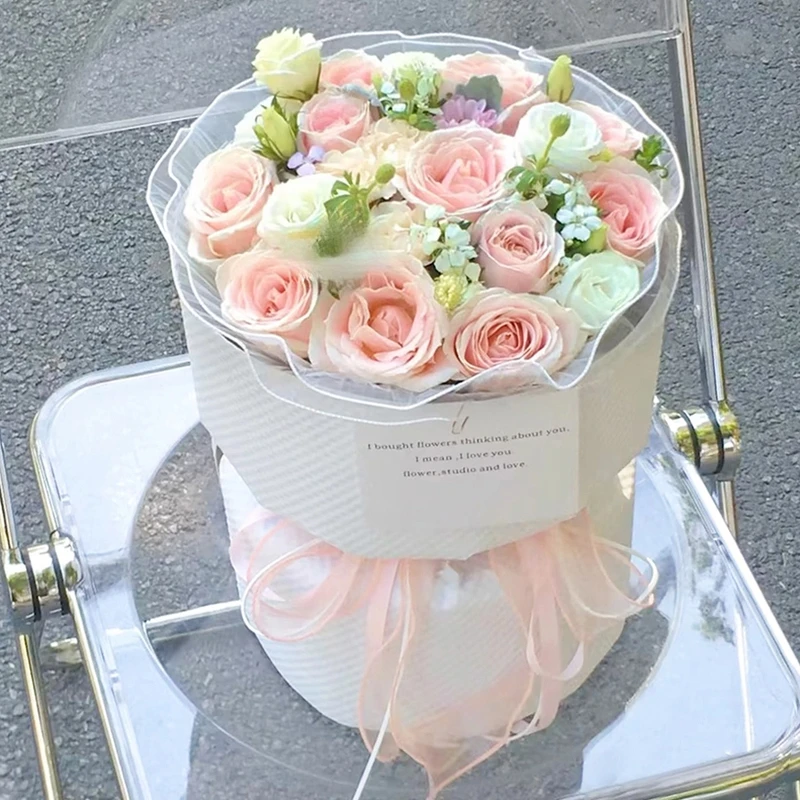 精致小香风玫瑰鲜花同城配送附近花店表白生日礼物送鲜花配送花束