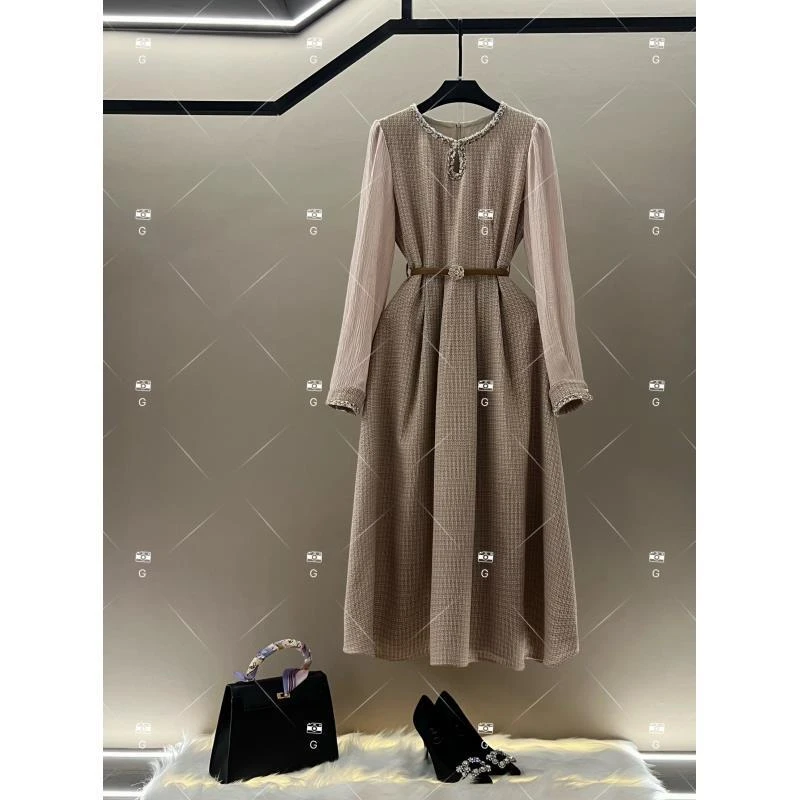 秋冬优雅百搭时尚中国风女装连衣裙 GS-57379