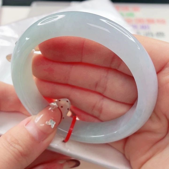 翡翠未镶嵌手镯56.6x197