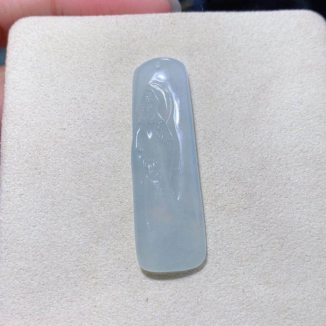 吊坠(不含链)未镶嵌翡翠观音