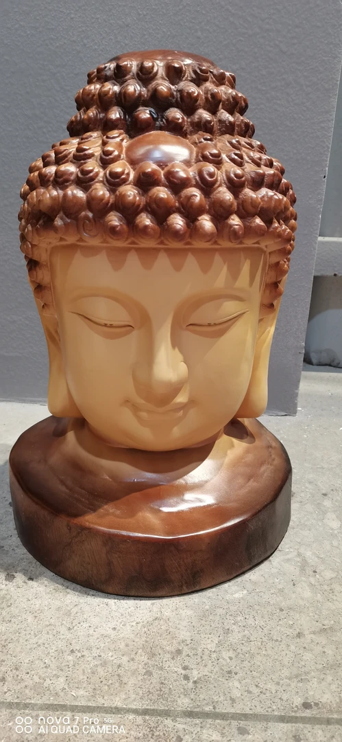 香樟木人物雕刻摆件