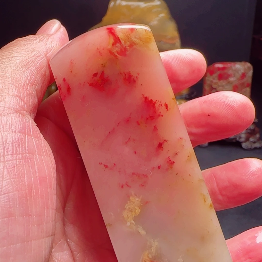 秦***哥昌化石巴林鸡血石