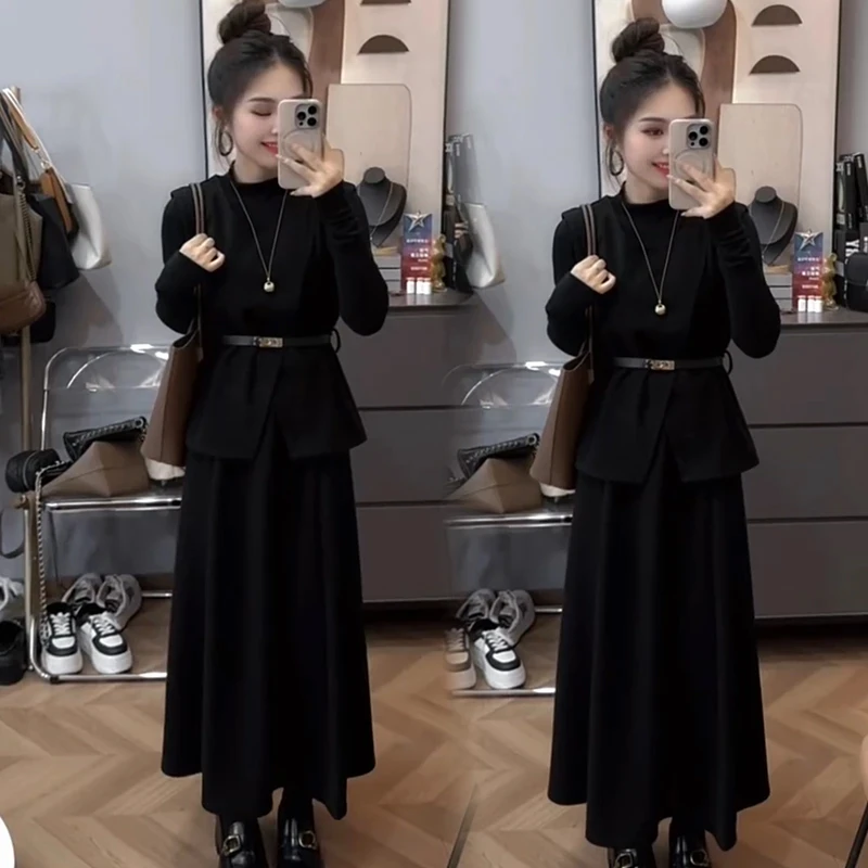 2025秋季新款时尚显瘦气质网红高档洋气女高级百搭宽松休闲三件套