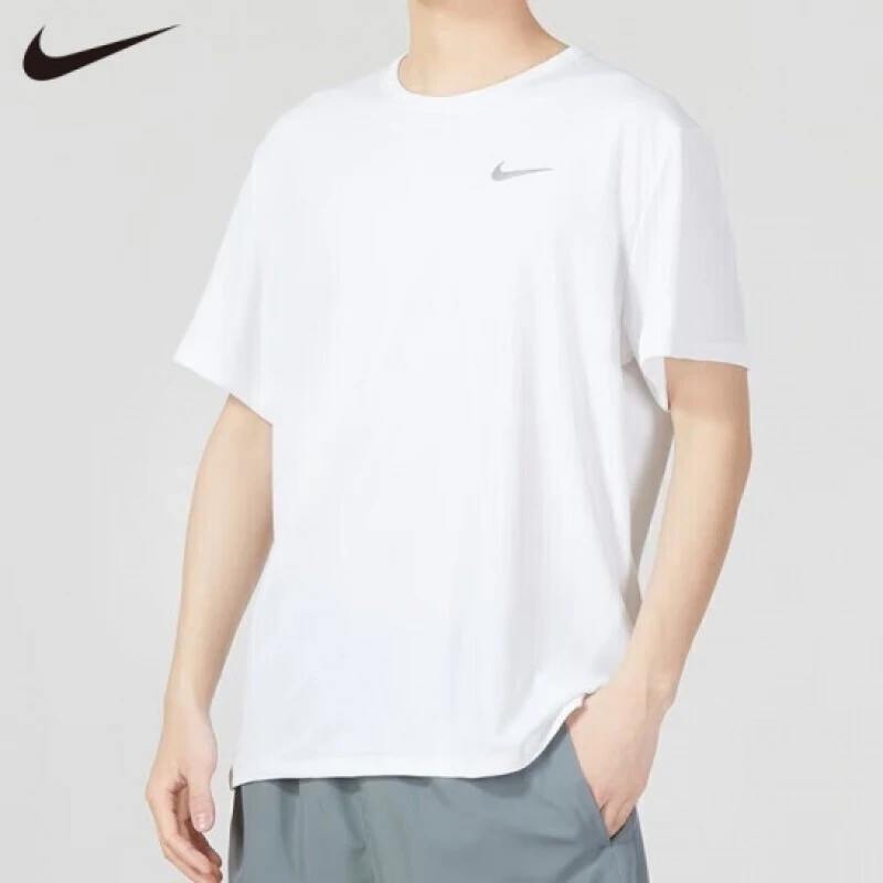 NIKE/耐克短袖男装运动健身训练透气休闲圆领半袖T恤AJ7566-100