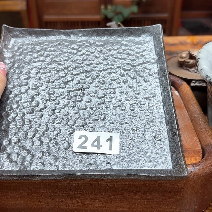 纯手工制作粗陶茶具