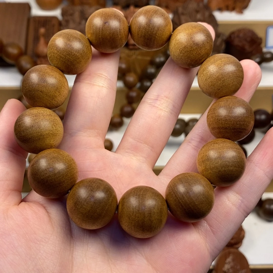 一***风手串/手链檀香木老山檀香1.8横纹奶香