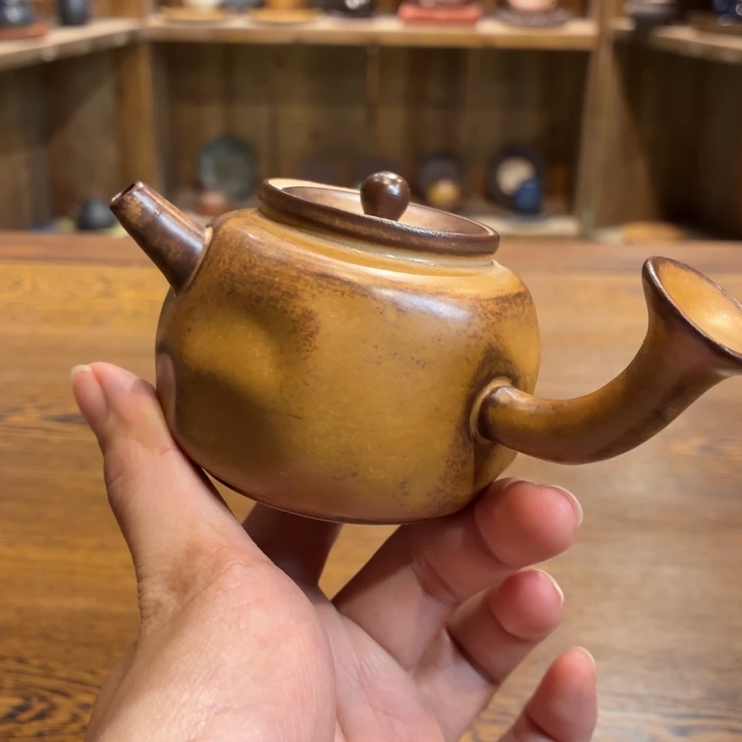 柴烧老岩泥茶器皿