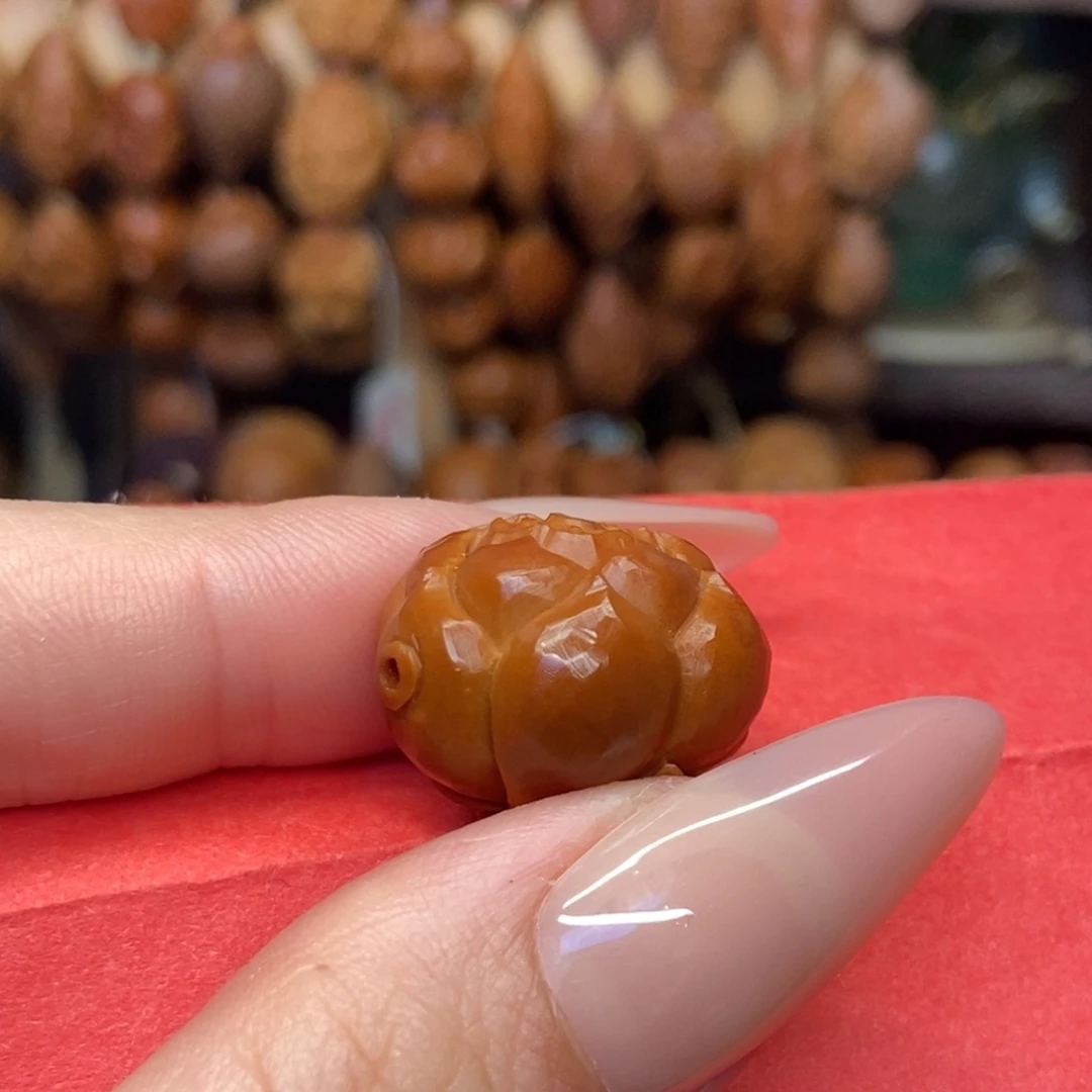 橄榄核手串/手链纯手莲花三通