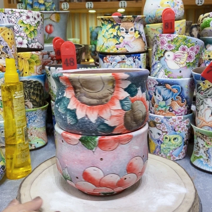 景德镇艺术手绘作品