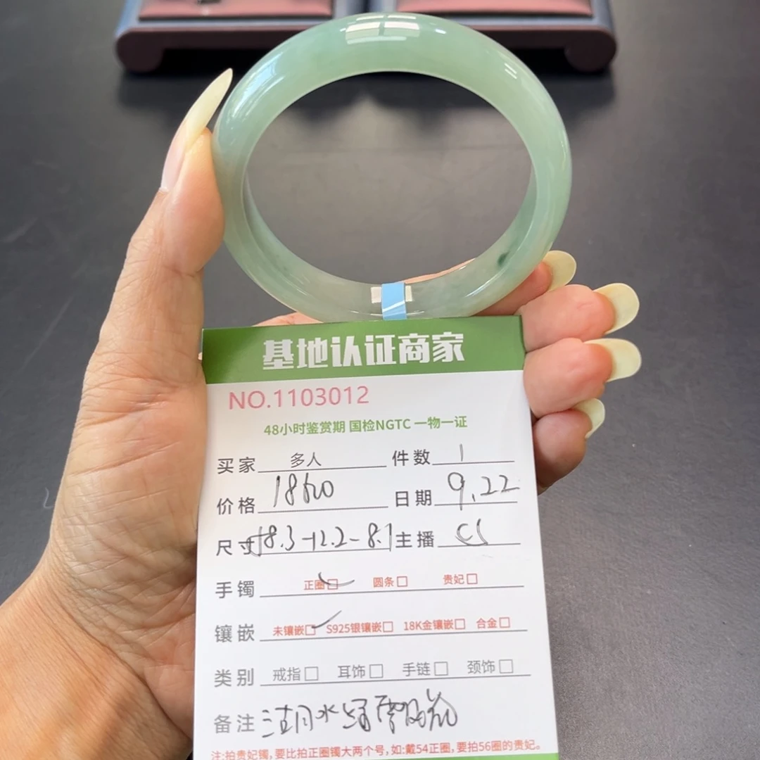 未镶嵌手镯翡翠多人