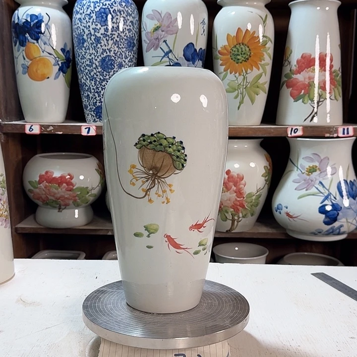 瓶大萝卜莲子陶瓷新款陶瓷