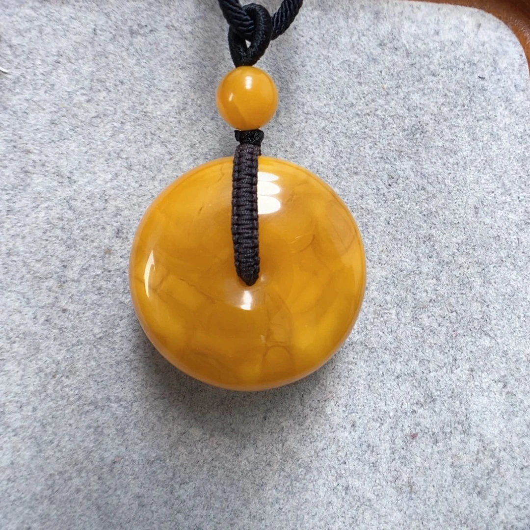 蜜蜡项链未镶嵌蜜蜡吊坠