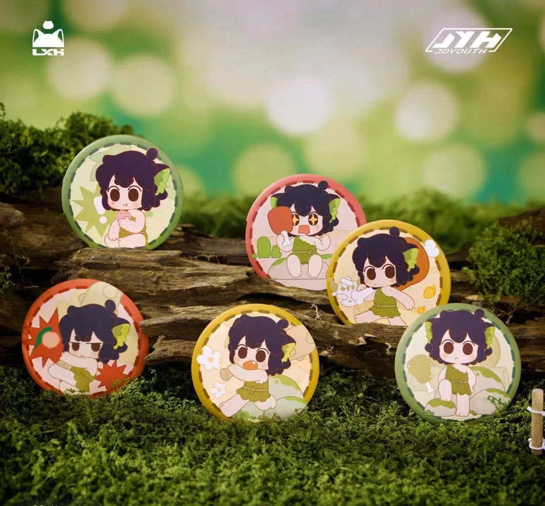 【拆盒】罗小黑战记-野人系列58mm吧唧动漫周边盲盒