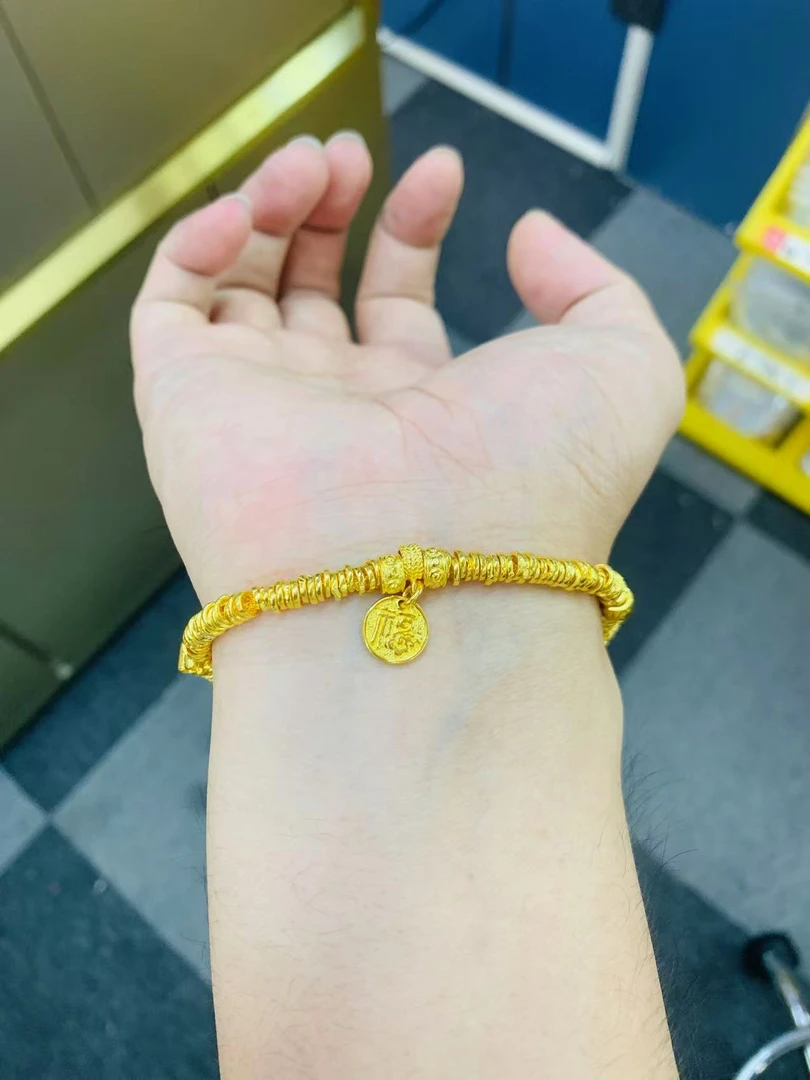 足银银制品 古法手工纳福盘缠手链经典工艺闪耀520节气礼物轻奢