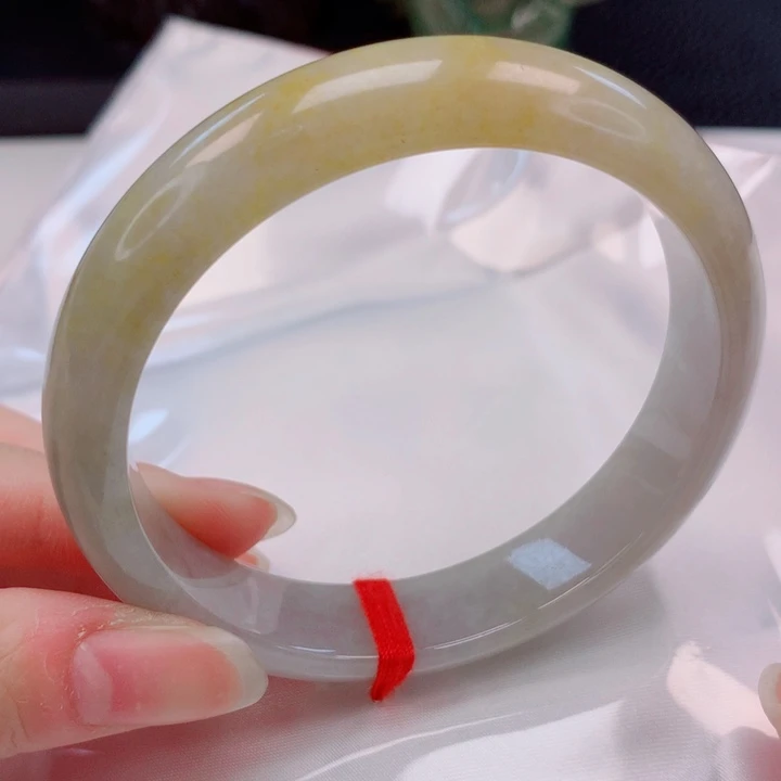 翡翠未镶嵌手镯59圈