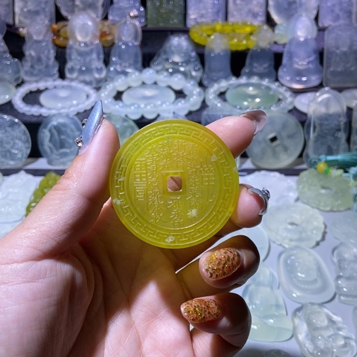 未镶嵌岫玉吊坠吊坠