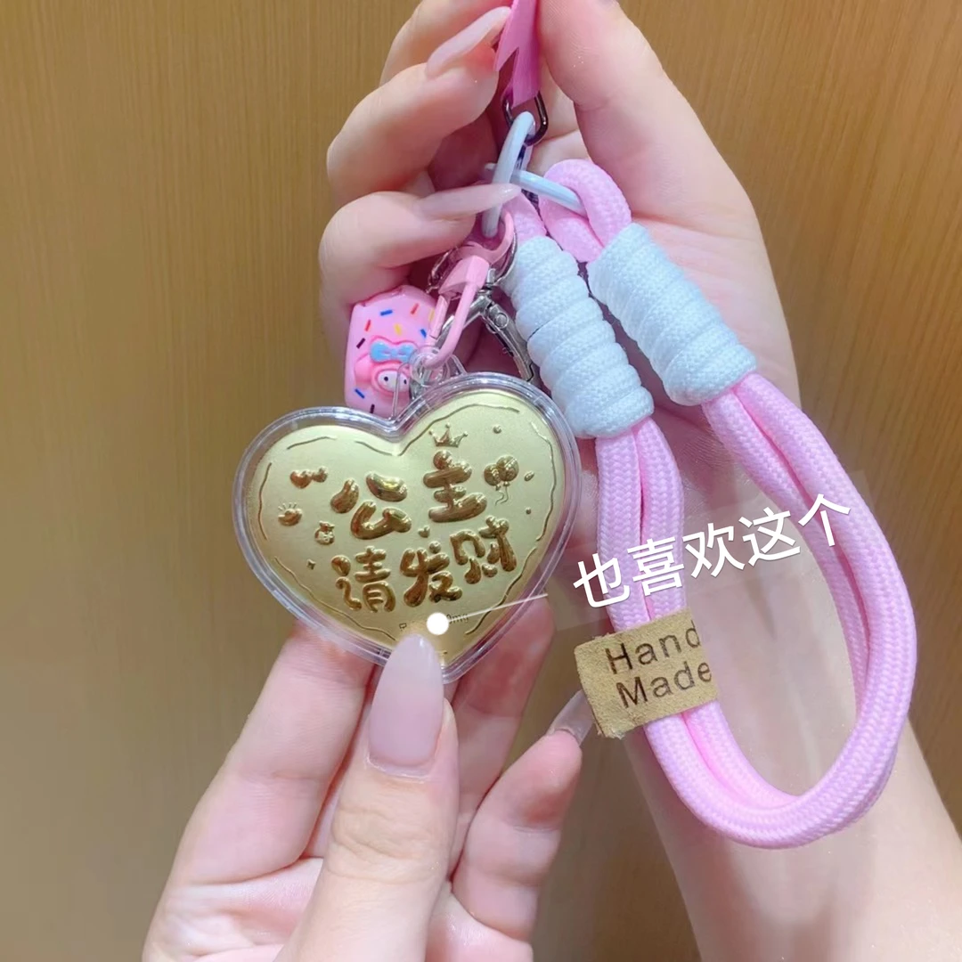 含金工艺品国庆中秋礼物爱心公主请发财可爱礼品送女友闺蜜