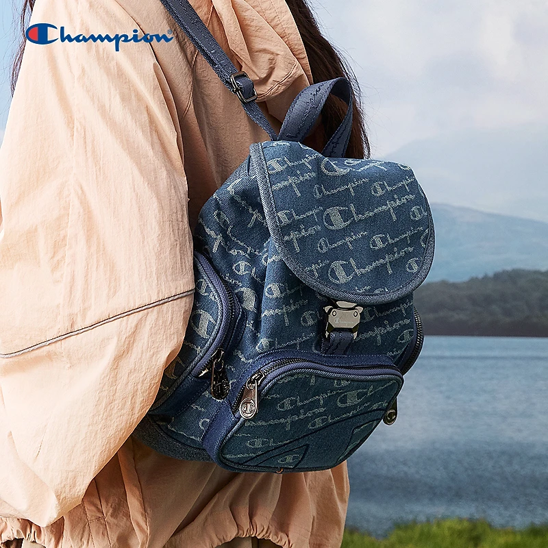 【爆款老花系列】Champion复古mini双肩包2025春季新款潮流百搭包包