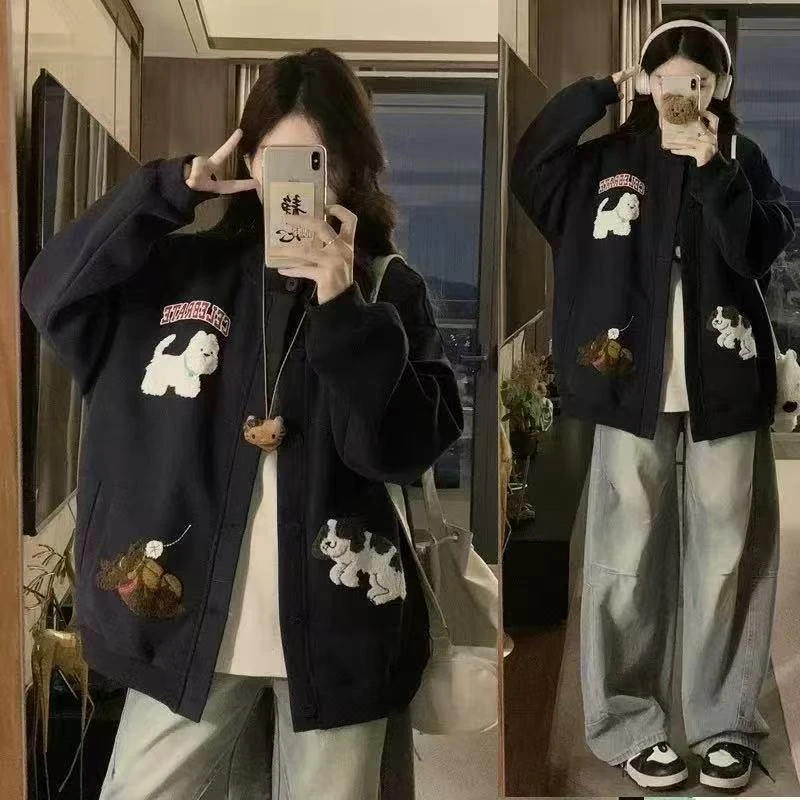 胖胖家*9156新款大版贴图减龄休闲外套