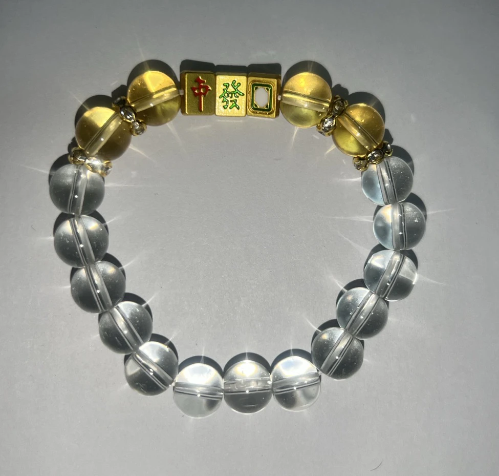 非金属木质手链 招财小能手