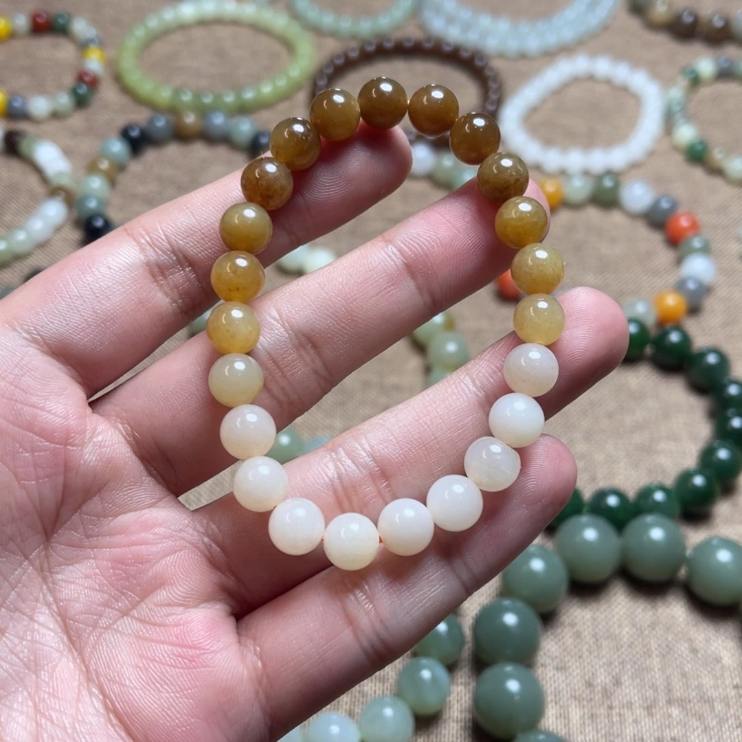 和田玉未镶嵌手链