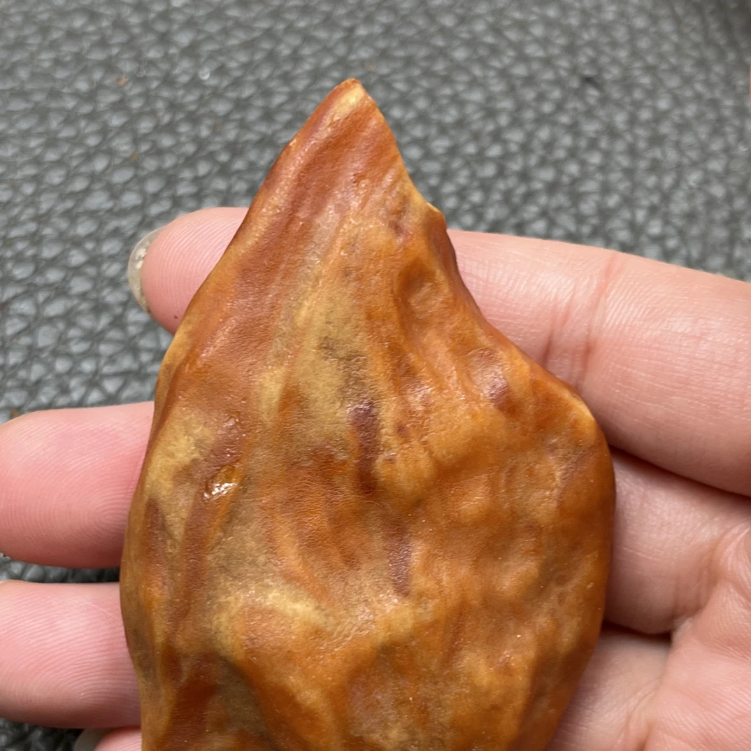 蜜蜡原石牌子脑纹漂珠宝首饰文玩