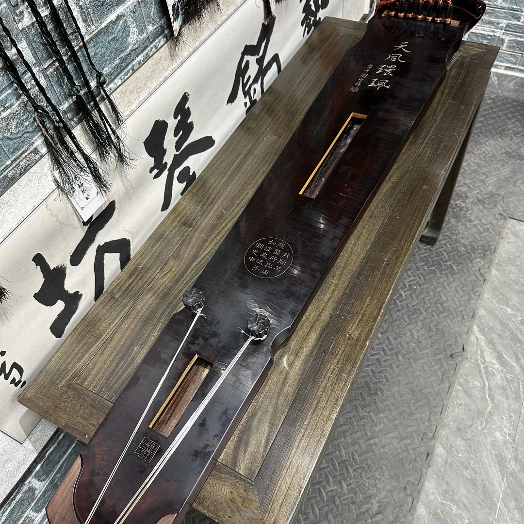 长风式收藏级锻纹老杉木古琴 大师监制琴 “天风环佩”古琴