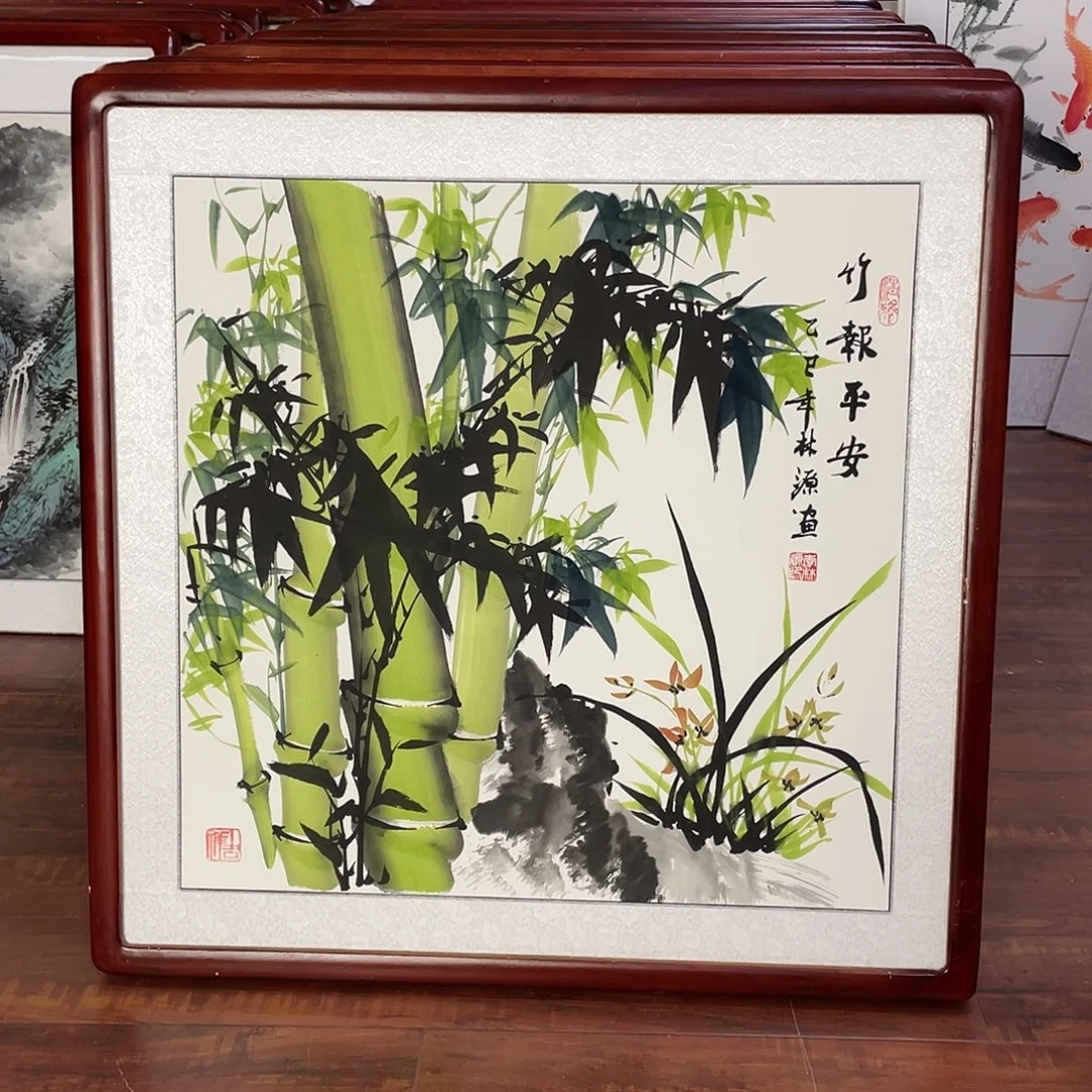 国画带框尺寸63*63厘米