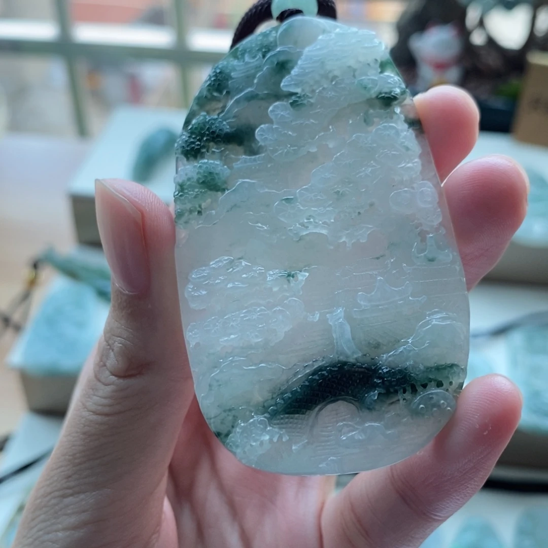 【闪购商品】颈饰未镶嵌翡翠天然缅甸A货翡翠