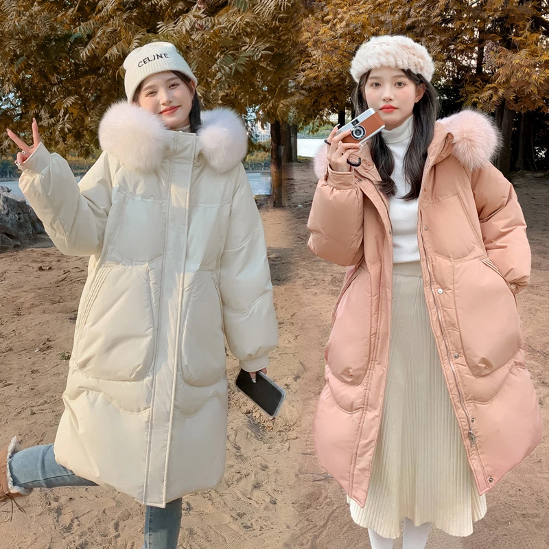 波司断码加肥加大码羽绒服女200斤胖中长款300斤白鸭绒特大码羽