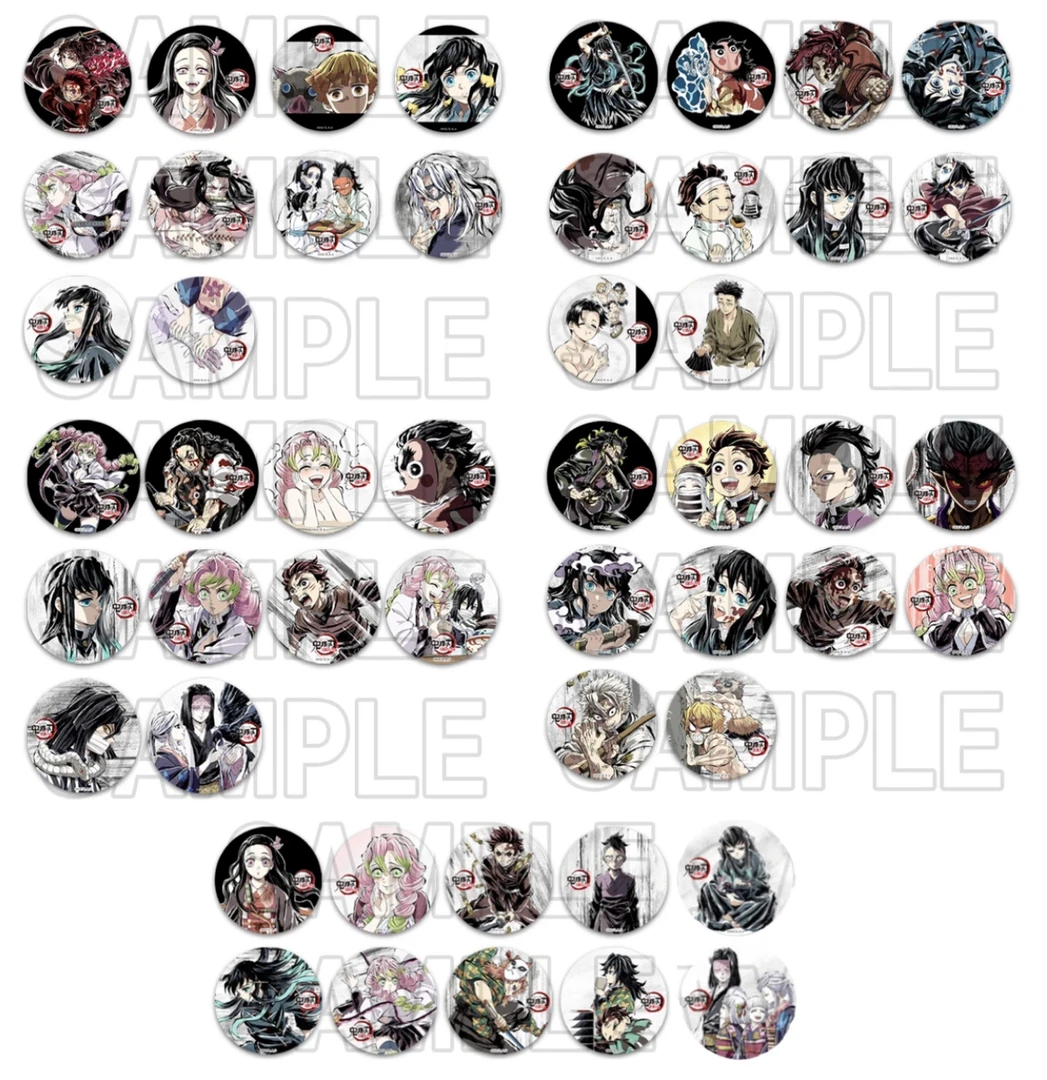 【代拆】鬼灭之刃幕间话吧唧徽章1-5弹