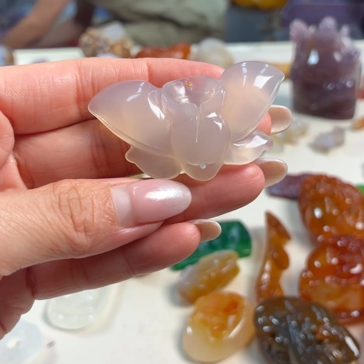 玛瑙/玉髓未镶嵌吊坠(不含链)