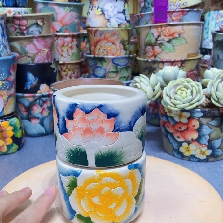 景德镇艺术手绘作品