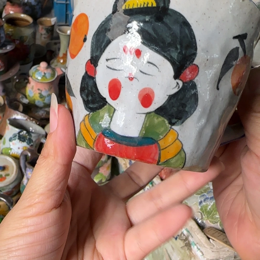 景德镇釉下彩陶瓷微瑕165