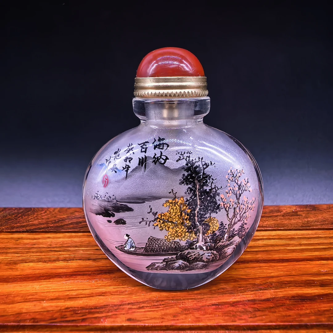 瓶内画壶把玩手工  特色礼品