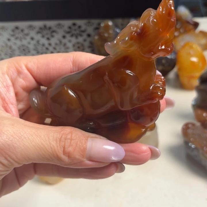 玛瑙/玉髓未镶嵌吊坠(不含链)