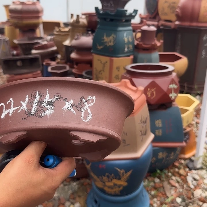 花盆紫砂紫砂花盆