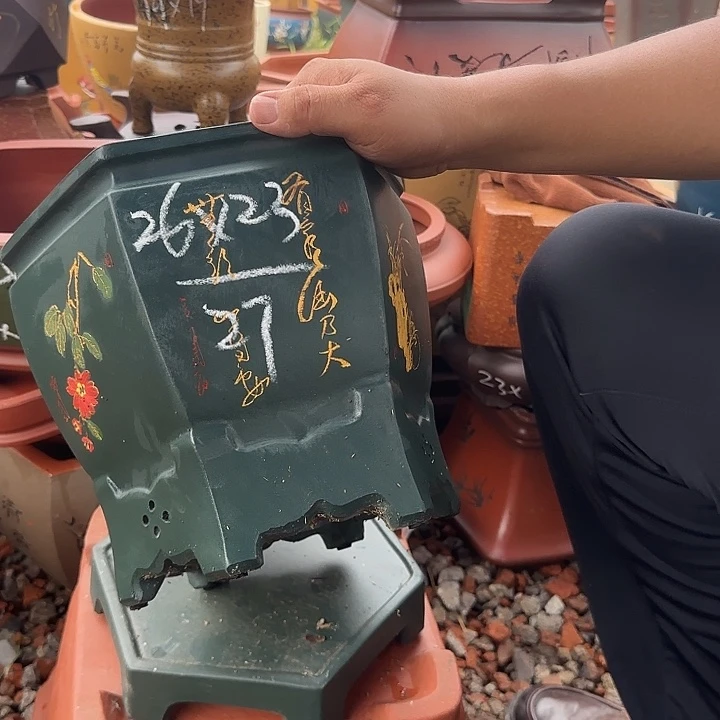 紫砂花盆紫砂花盆